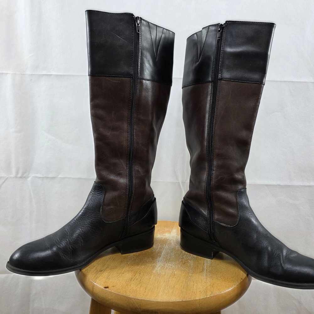 Ralph Lauren Black and Brown Ankle Boots - Picture 5 of 12